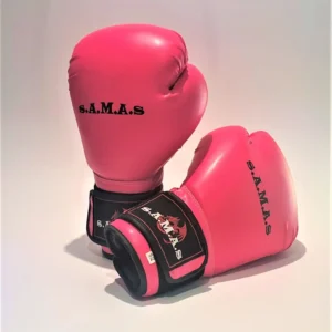 12 Ounce Gloves Poromeric Leather Pink