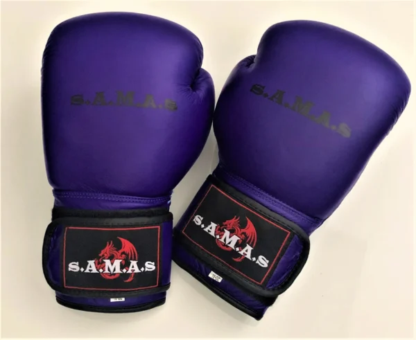 16 Ounce Gloves Prime Buffalo Leather Purple Pain