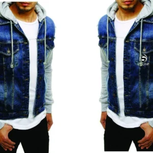 Denim & Cotton Hoodie