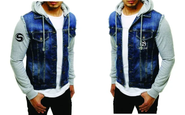 Denim & Cotton Hoodie