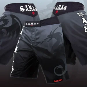 MMA Shorts Elite Grey
