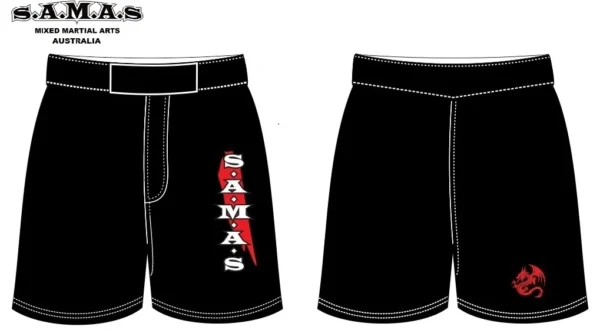 MMA Shorts Premier Black Also available with pockets