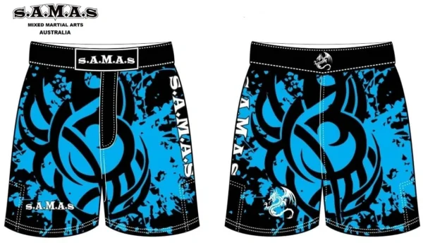 MMA Shorts Premier Blue