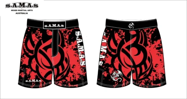 MMA Shorts Premier Red