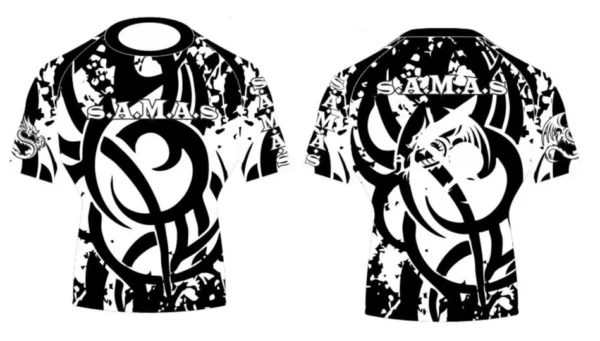 Rash Guard Premier Black & White