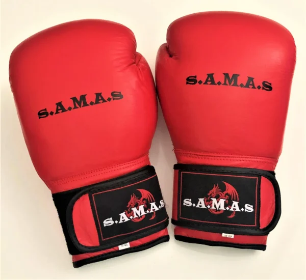 SAMAS Buffalo Leather Glove Red