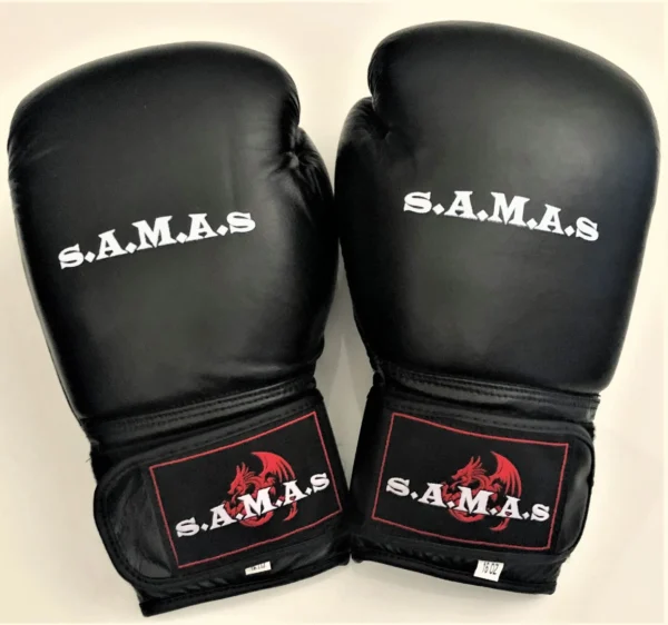 SAMAS Buffalo Leather Gloves Black
