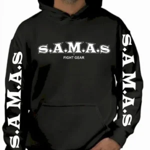 Samas Black & White Hoodie