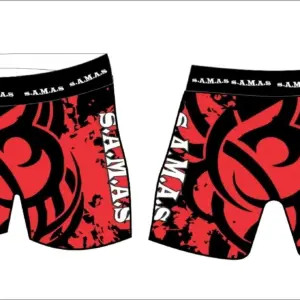Compression Wear Male Shorts Red