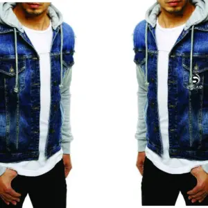 Denim & Cotton Hoodie