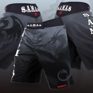 MMA Shorts Elite Grey