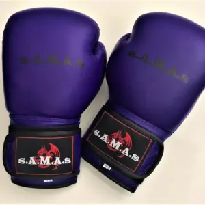 SAMAS Cowhide Leather Glove Purple